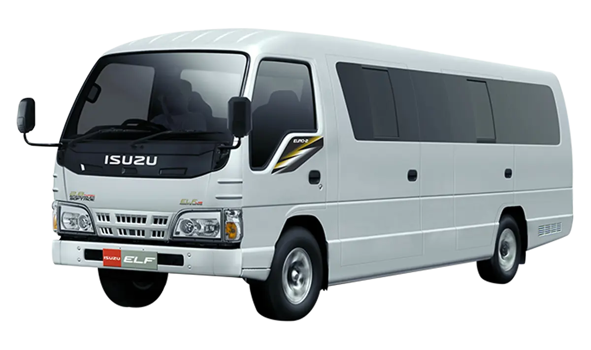 Isuzu Elf rental for group travel
